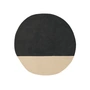 nanimarquina - Pearl wool rug, 150 x 148 cm, black