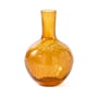 Pols Potten - Crackled Glass Ball Body Vase S, yellow