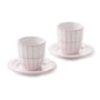 Pols Potten - Digi espresso cup, light pink (set of 2)