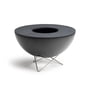 höfats - Bowl 57 Fire bowl, with star base, + 2 x plancha, black