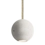 NUD Collection - Nova Concrete Pendant light, natural linen (TT-00)