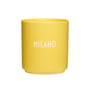 Design Letters - AJ Favourite Porcelain mug, Milano / yellow