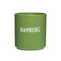 Design Letters - AJ Favourite Porcelain mug, Hamburg / green