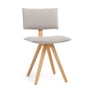 Magis - Trave Chair, ash with oak finish / beige (fabric Fidivi Torino 9111)