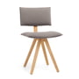 Magis - Trave Chair, ash with oak finish / brown (fabric Fidivi Torino 9201)