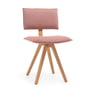 Magis - Trave Chair, ash with oak finish / mint pink (fabric Rubelli Fabthirty+ 47)