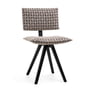 Magis - Trave Chair, black ash / natural black (fabric Torri Lana Parallel 71 1. 006)