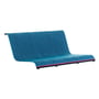 Magis - South Seat cushion for low garden bench, blue / light blue