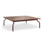 Magis - South Low garden table, 120 x 120 cm, bordeaux / lava red