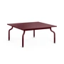 Magis - South Low garden table, 90 x 90 cm, bordeaux