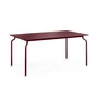 Magis - South Garden table, 160 x 90 cm, bordeaux