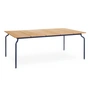 Magis - South Garden table, 200 x 120 cm, teak / midnight blue