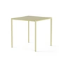 NINE - Sine Garden dining table, 75.5 x 75.5 cm, yellow