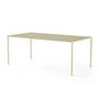 NINE - Sine Garden dining table, 189 x 94.5 cm, yellow