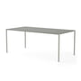 NINE - Sine Garden dining table, 189 x 94.5 cm, gray