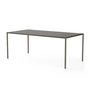 NINE - Sine Garden dining table, 189 x 94.5 cm, dark green