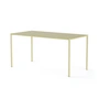 NINE - Sine Garden dining table, 151 x 75.5 cm, yellow