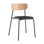 Andersen Furniture - Scope Chair, black frame / white stained oak / black leather