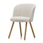 Vitra - Mikado chair, natural oak / ivory/pearl (Nubia 01)
