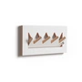 Ambivalenz - Fläpps coat rack Crownhäng 40 x 20 cm white