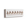 Ambivalenz - Fläpps coat rack Crownhäng 60 x 20 cm white
