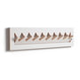 Ambivalenz - Fläpps coat rack Crownhäng 80 x 20 cm white