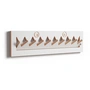 Ambivalenz - Fläpps Coat rack Monsterhäng 80 x 20 cm, white
