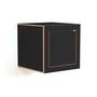 Ambivalenz - Fläpps Box bedside table 40 x 40 cm, black