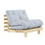 Karup Design - Roots Sofa bed, 90 x 200 cm, natural pine / beach blue