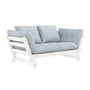 Karup Design - Beat sofa bed, white lacquered / beach blue