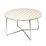 Grythyttan - 9A 120 Garden table Ø 120 cm, white lacquered oak