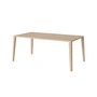 Bolia - Graceful Dining table, 180 x 95 cm, white pigmented oiled oak