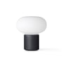 New Works - Karl-Johan Portable LED table lamp with rechargeable battery, cold black