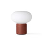 New Works - Karl-Johan Portable LED table lamp with rechargeable battery, earth red