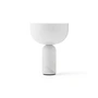 New Works - Kizu Portable LED table lamp with rechargeable battery, white