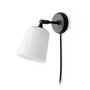 New Works - Material wall light, opal glass