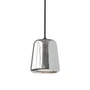 New Works - Material pendant light Ø 13, stainless steel / black