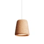 New Works - Material pendant light Ø 13, cork / white