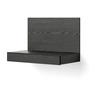 New Works - Tana Wall-mounted desk, black ash