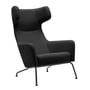 Softline - Havana Wing chair, black frame / anthracite felt (610)
