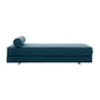 Softline - Lubi Sofa bed with pocket spring core, blue (felt 846), incl. bolster