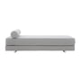 Softline - Lubi Sofa bed with pocket spring core, gray (felt 620), incl. bolster