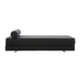 Softline - Lubi Sofa bed with cold foam mattress, anthracite (felt 610), incl. bolster
