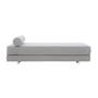 Softline - Lubi Sofa bed with cold foam mattress, gray (felt 620), incl. bolster