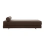 Softline - Lubi Sofa bed with cold foam mattress, mocha (felt 635), incl. bolster