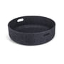 MiaCara - Cesto Toy basket, Ø 46 x 12 cm, black