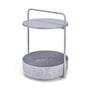 MiaCara - Tavolino Side table with cat basket, 50 x 50 x 62 cm, concrete