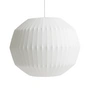 HAY - Nelson Angled Sphere Bubble Pendant light L, off-white
