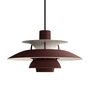 Louis Poulsen - PH 5 pendant light, monochrome burgundy
