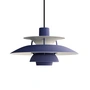Louis Poulsen - PH 5 Mini pendant light, monochrome dusty indigo